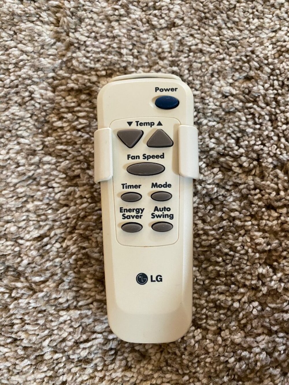 Genuine LG Air Conditioner Remote Control 6711A20034G with Wall Holder Cradle